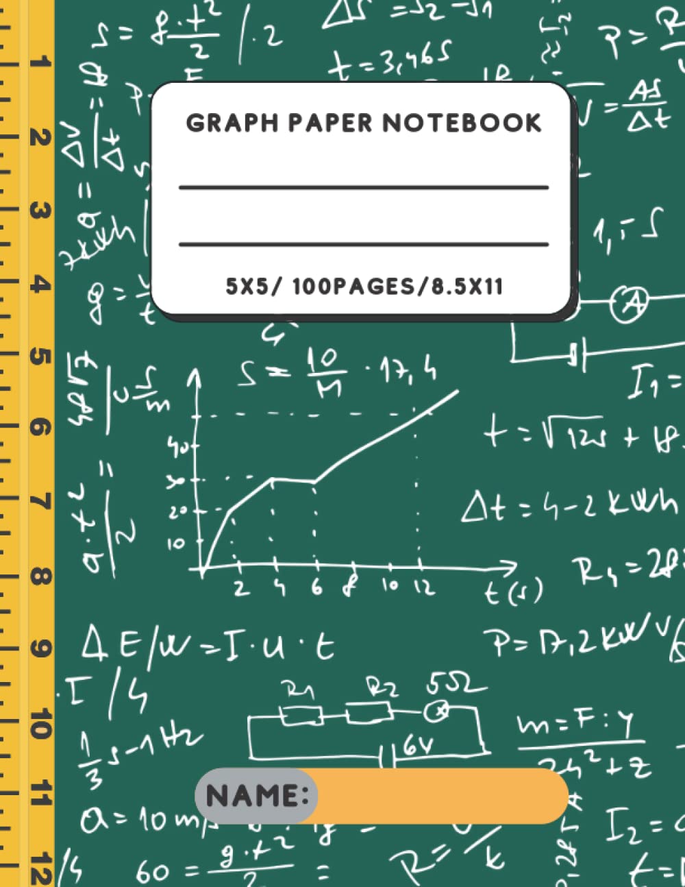 Graph Paper Notebook, Quad Ruled 5 squares per inch 5X5 Math and Science Composition Notebook for Students. 3.Graph paper notebooks 8.5X11 baixar o livro de graça