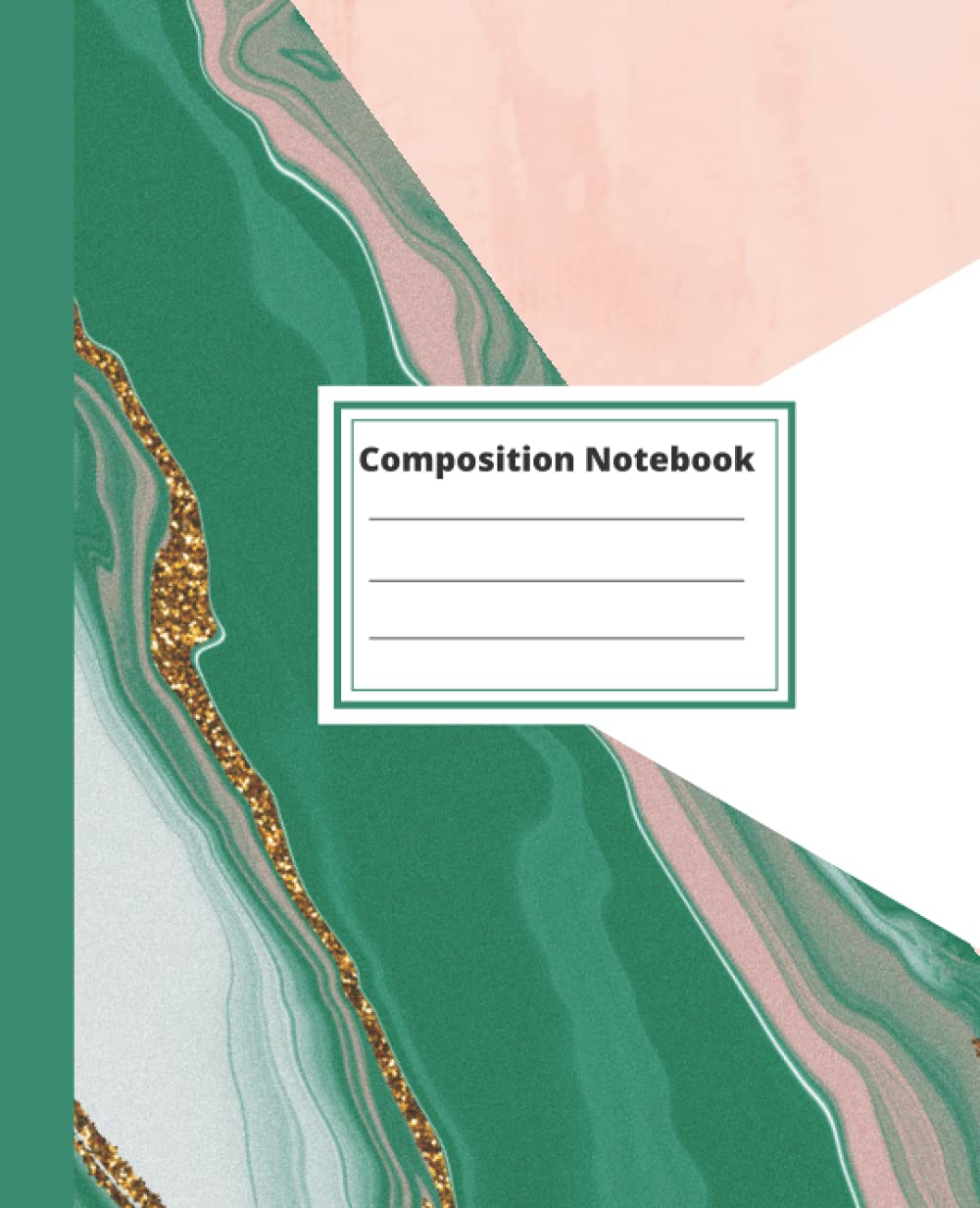 ler totalmente Composition Notebook: Pretty Gold Green Pink Liquid Marble: Abstract Marble Gold Green Design Workbook for Girls Kids Teens Students for Back to School and Home College Writing Notes