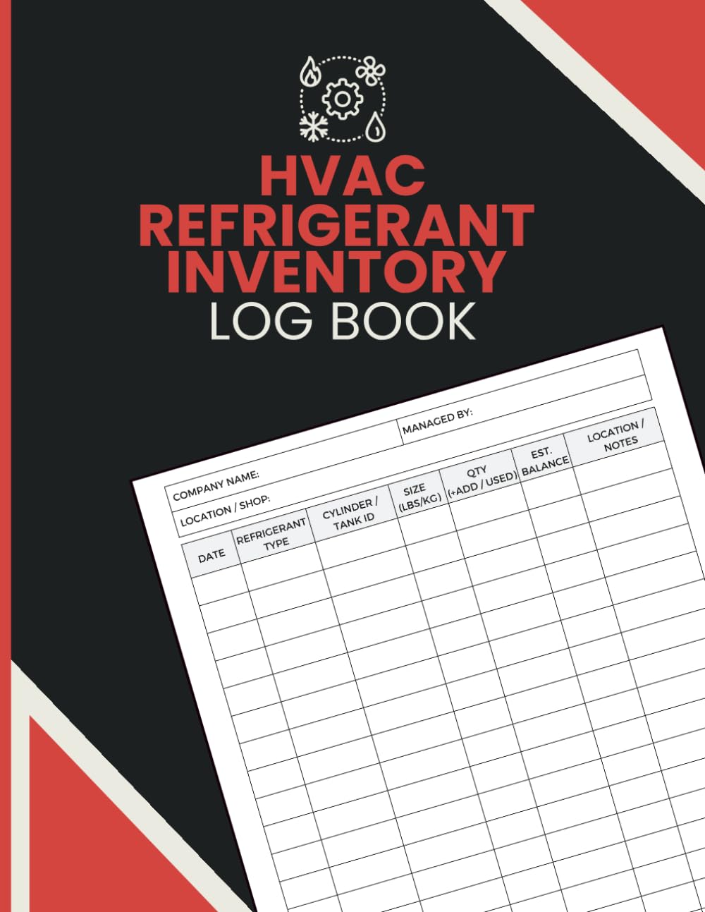 capítulo por capítulo baixar HVAC Refrigerant Inventory Log Book: Record Refrigerant Stock, Cylinder Details, Usage and Remaining Supply for HVAC Professionals and Facility Teams