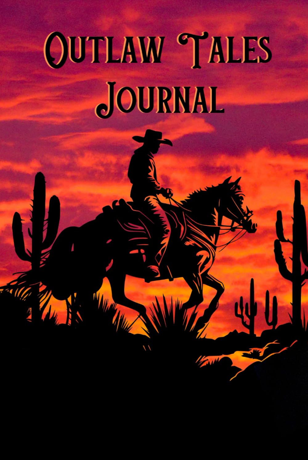 Western Southwest Outlaw Cowboy Riding His Horse Through Arizona Saguaro Desert Scenic Landscape Setting Art Design Diary: Wild West themed Personal 6... Ranch lifestyle Lovers, Show and Trail Riders baixar o livro de graça