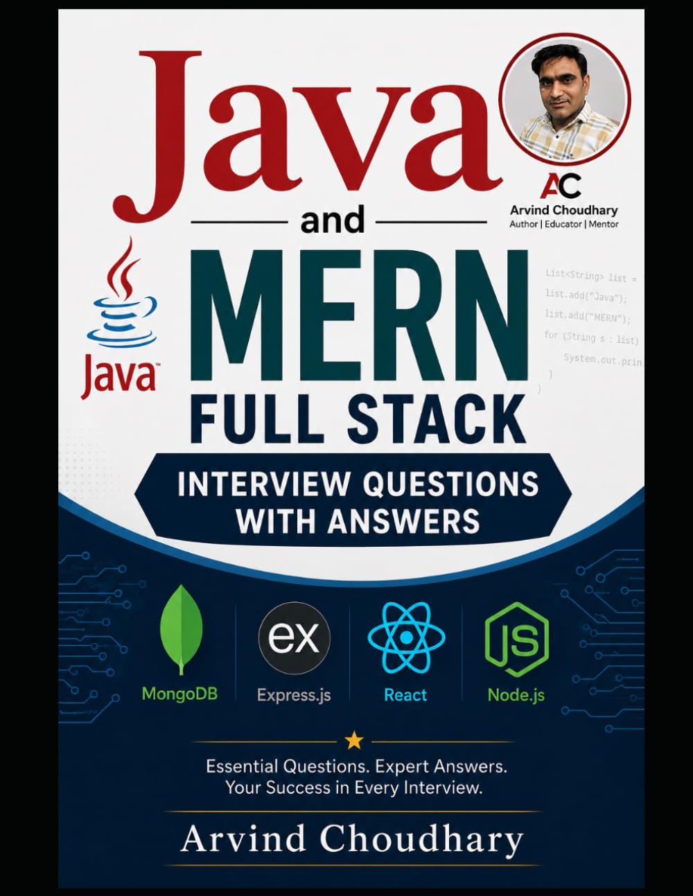 ler totalmente Java and MERN Stack Interview Questions and Answers: Complete Full Stack Developer Interview Guide for Freshers and Experienced Professionals Master Java, React, Node.js, MongoDB, and Tec