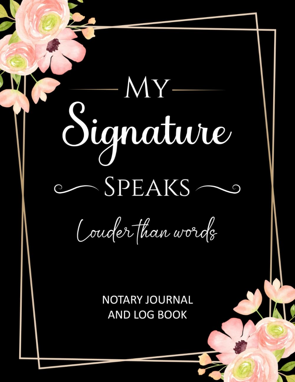 Notary Journal: Official Public Notary Log Book to Record 200 Notarial Acts | Signing Agent Supplies | For Women | Pink Floral Watercolor-Black baixar o livro de graça