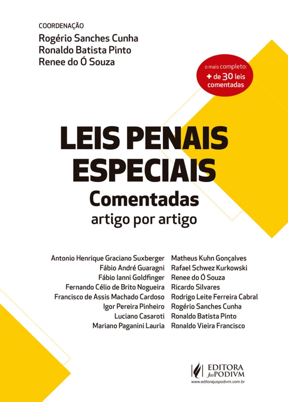 Leis Penais Especiais: Comentadas Artigo por Artigo