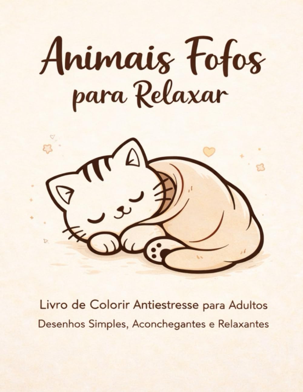 Animais Fofos para Relaxar: Livro de Colorir Antiestresse para Adultos (Portuguese Edition) baixar o livro de graça