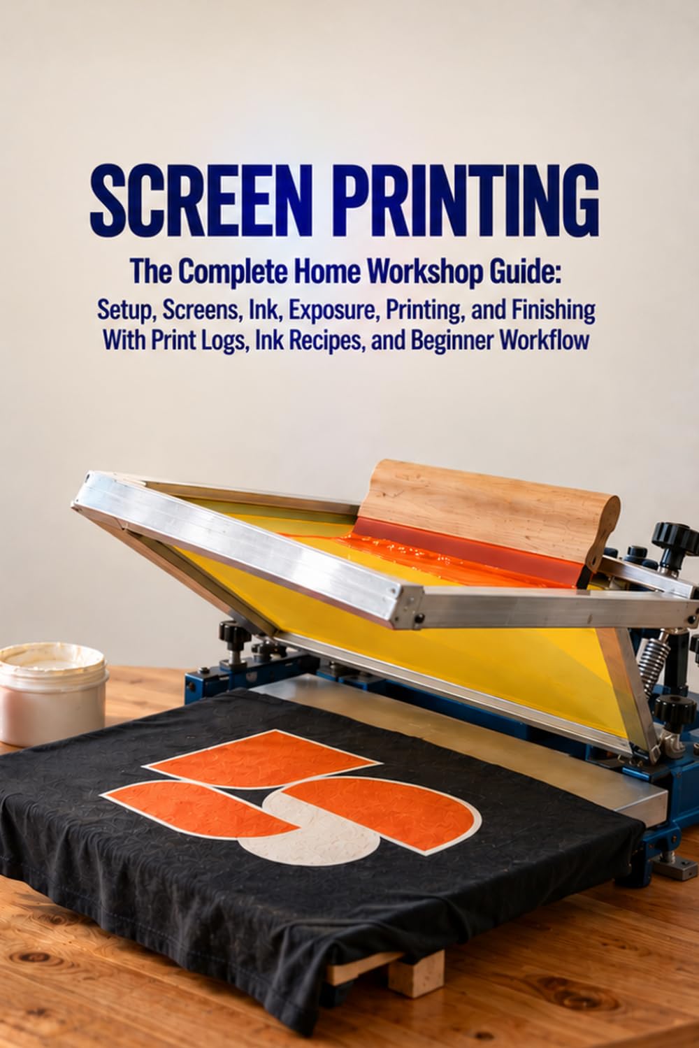 Screen Printing: The Complete Home Workshop Guide: Setup, Screens, Ink, Exposure, Printing, and Finishing — With Print Logs, Ink Recipes, and Beginner Workflow baixar o livro de graça