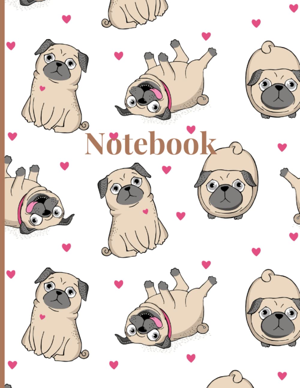 capítulo por capítulo baixar Pug Journal Notebook Diary: Lined Composition Notebook Notebook, 8.5' x 11', 100 Pages, College Ruled, Pug Journal for Boys, Girls, Pug Lover Journal