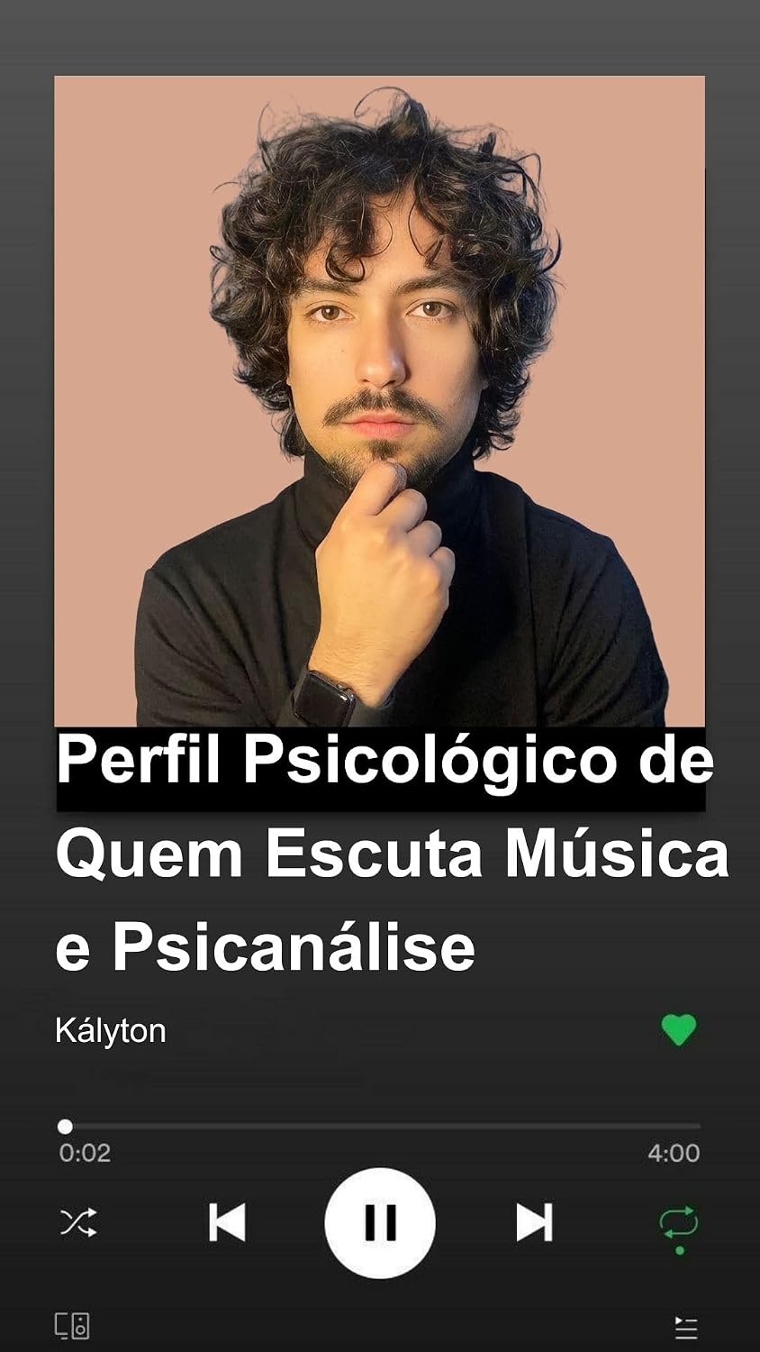 Perfil psicológico de quem escuta música e psicanálise baixar livro de graça