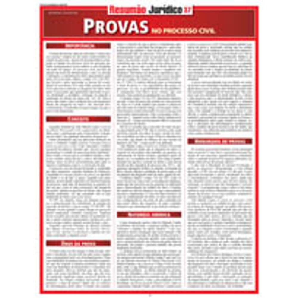 capítulo por capítulo baixar Provas no processo civil