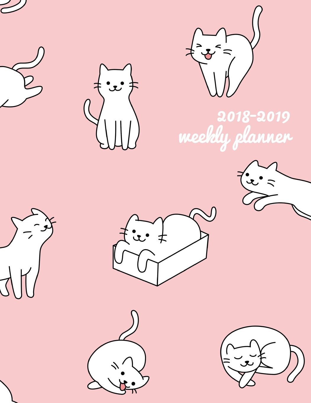 capítulo por capítulo baixar 2018-2019 Weekly Planner: Cute Cat 18-Month Planner -- July 2018 - Dec 2019 Weekly View -- To-Do Lists + Much More