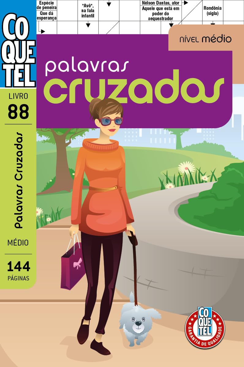 ler totalmente Livro Coquetel Palavras-Cruzadas 88: Nível Médio