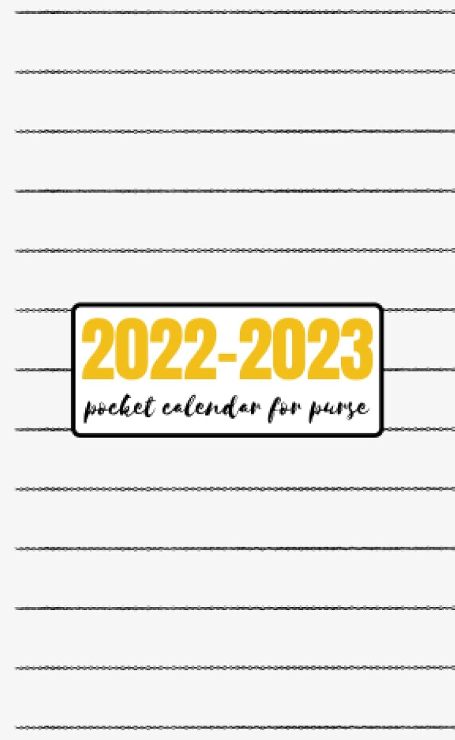 Pocket Calendar 2022-2023 For Purse: 2-Year Pocket Planner 4"x6.5". 24-Months Schedule Organizer, Small Monthly Planner for Purse Jan 22 - Dec 23