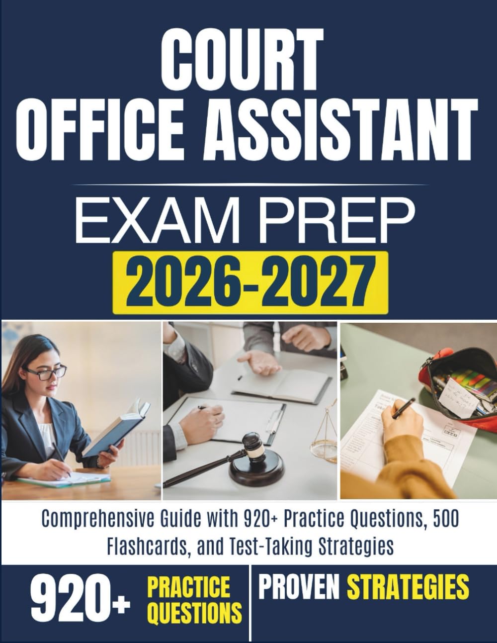 ler totalmente COURT OFFICE ASSISTANT EXAM PREP 2026-2027: Comprehensive Guide with 920+ Practice Questions, 500 Flashcards, and Test-Taking Strategies