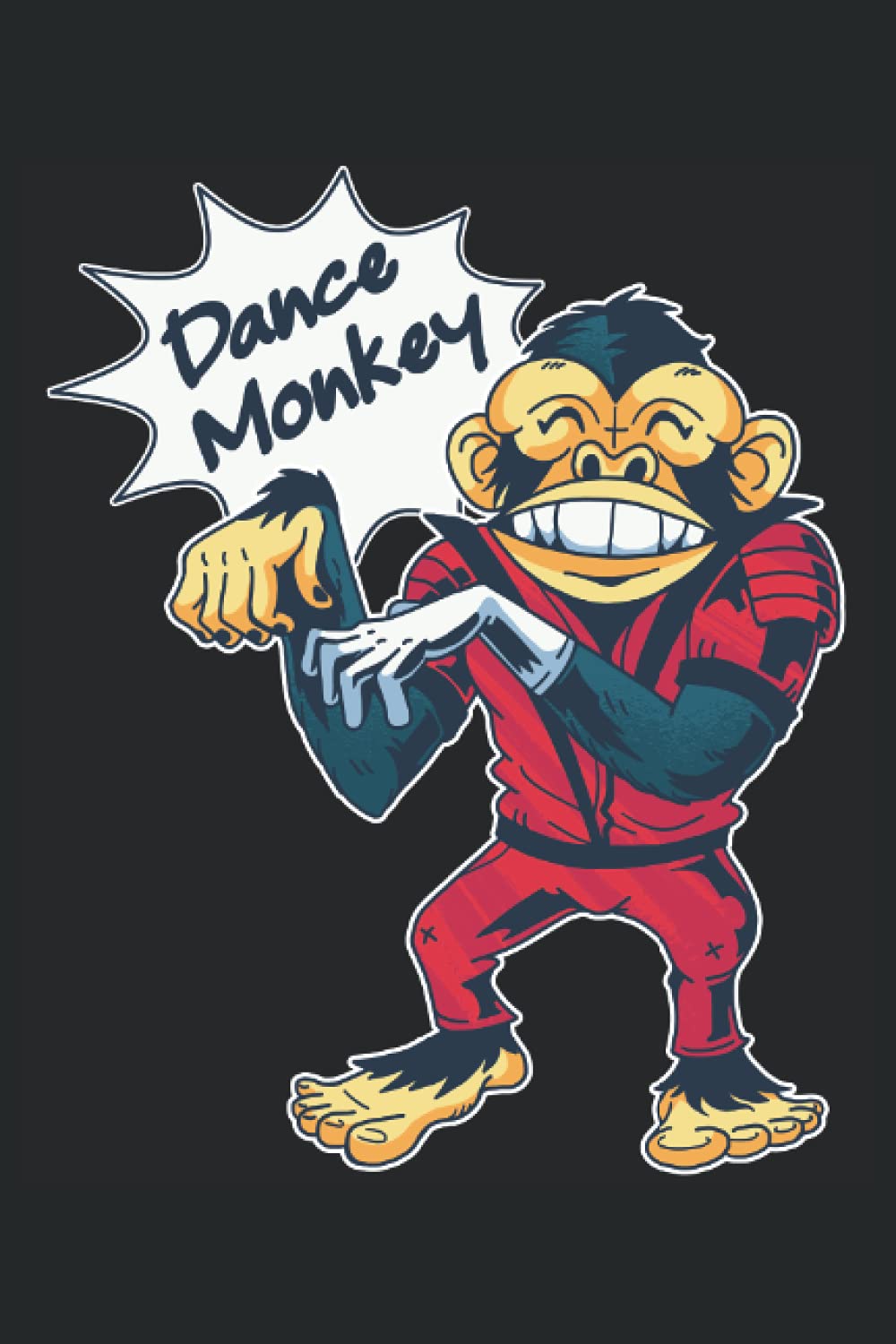 Lustiges Tanzäffchen Musik Tanzen Affe 90er Tanz Journal: Dance Monkey Tagebuch 120 Seiten liniertes Papier Handliches Format (15,24 × 22,86 cm entspricht ungefähr DIN A5) (German Edition) baixar o livro de graça