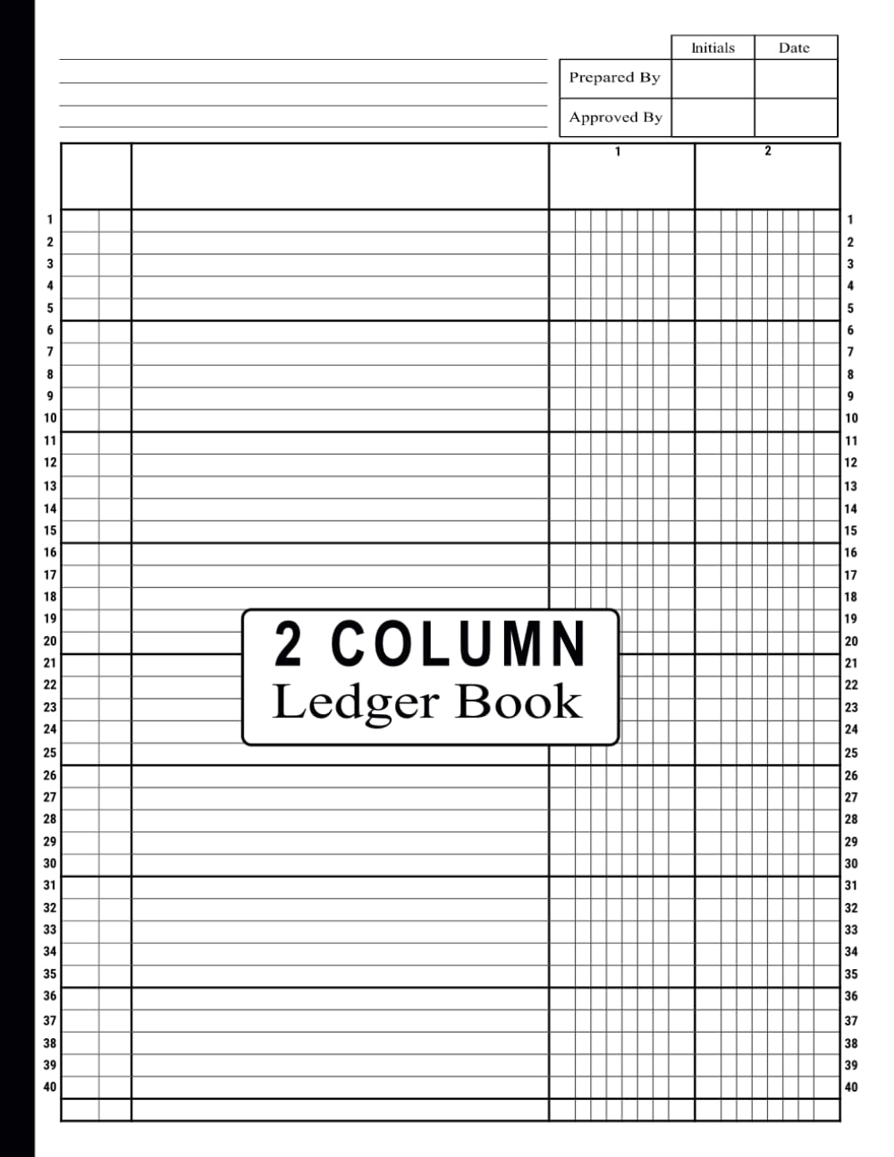 2 Column Ledger Book for Bookkeeping: Large Accounting Ledger Notebook for Personal Use and Small Businesses baixar o livro de graça