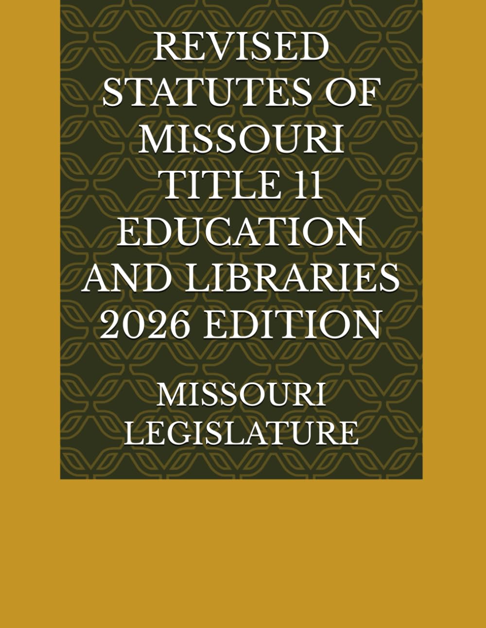 REVISED STATUTES OF MISSOURI TITLE 11 EDUCATION AND LIBRARIES 2026 EDITION baixar livro de graça