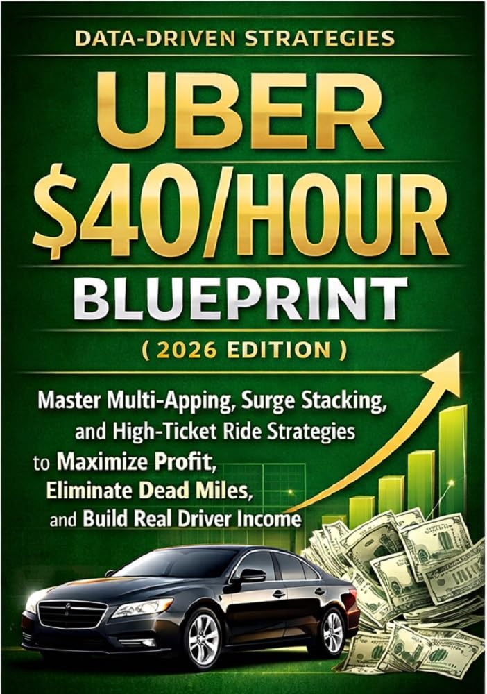 ler totalmente Uber $40/Hour Blueprint: Master Multi-Apping, Surge Stacking, and High-Ticket Ride Strategies to Maximize Profit, Eliminate Dead Miles, and Build Real Driver Income (English Edition)