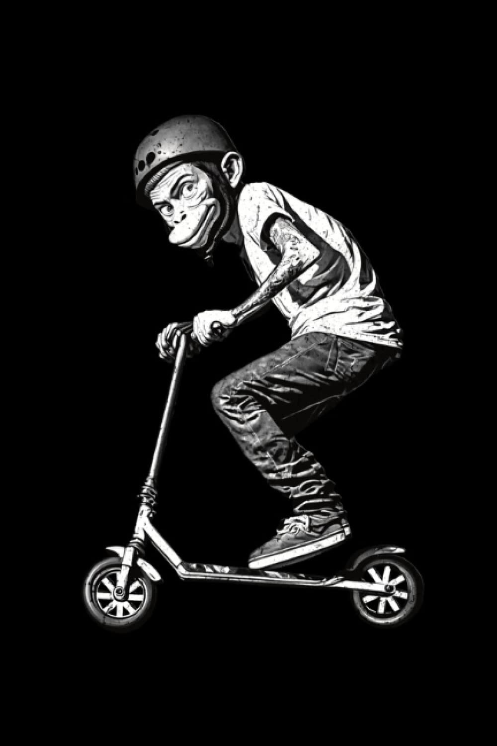 ler totalmente Stuntscooter: Cooles Notizbuch für Stuntscooter und Dinosaurier Fans - DIN A5 - 120 Seiten Gepunktete Linien (German Edition)