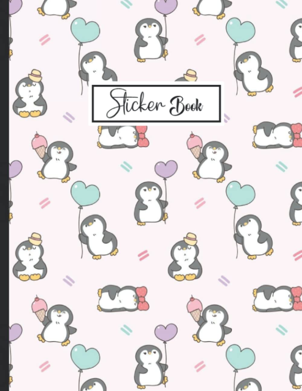 ler totalmente Sticker Book: Sticker Collection Book for Kids, Pig Pattern Theme Blank Sticker Album | Size 8.5 x 11| 100 Pages.