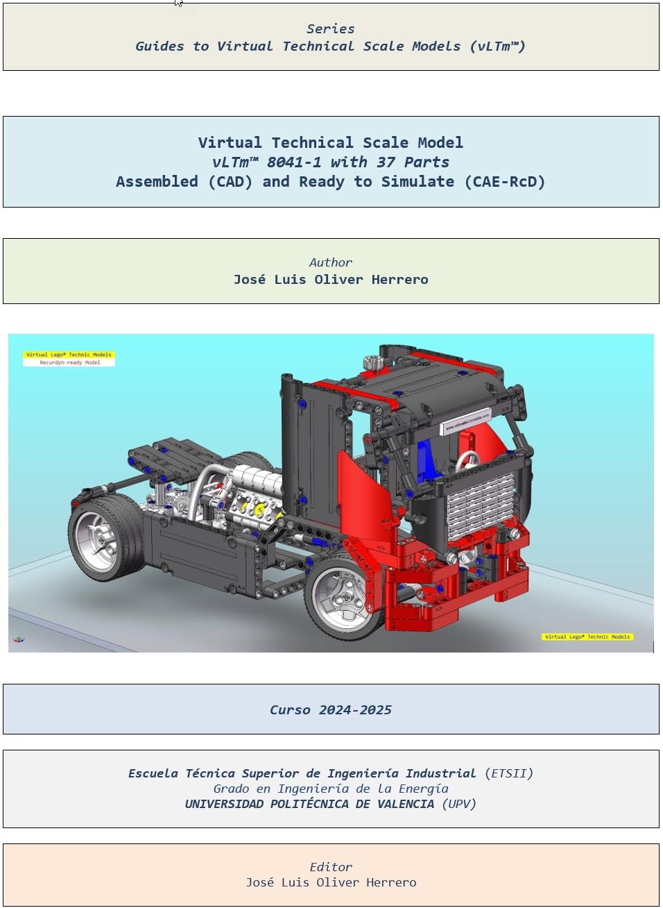 capítulo por capítulo baixar Virtual Technical Scale Model vLTm™ 8041-1 with 37 Parts. Assembled (CAD) and Ready to Simulate (CAE-RcD) (Guides to Virtual Technical Scale Models (vLTm™) Book 1040) (English Edition)