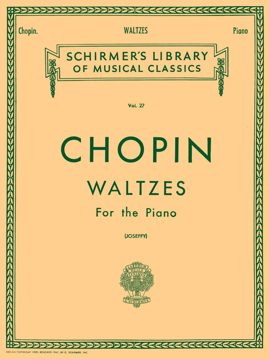 ler totalmente Valses: Schirmer Library of Classics Volume 27 Piano Solo