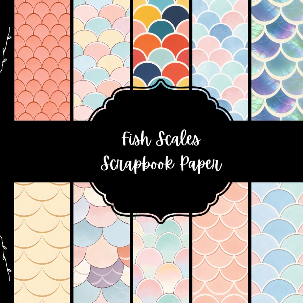 capítulo por capítulo baixar Fish Scales Scrapbook Paper, Animal Junk Journal Paper, Colorful Decorative Paper, DIY Projects, Origami, Collage Sheets, Decoupage Paper, 10 Designs, Double SIded