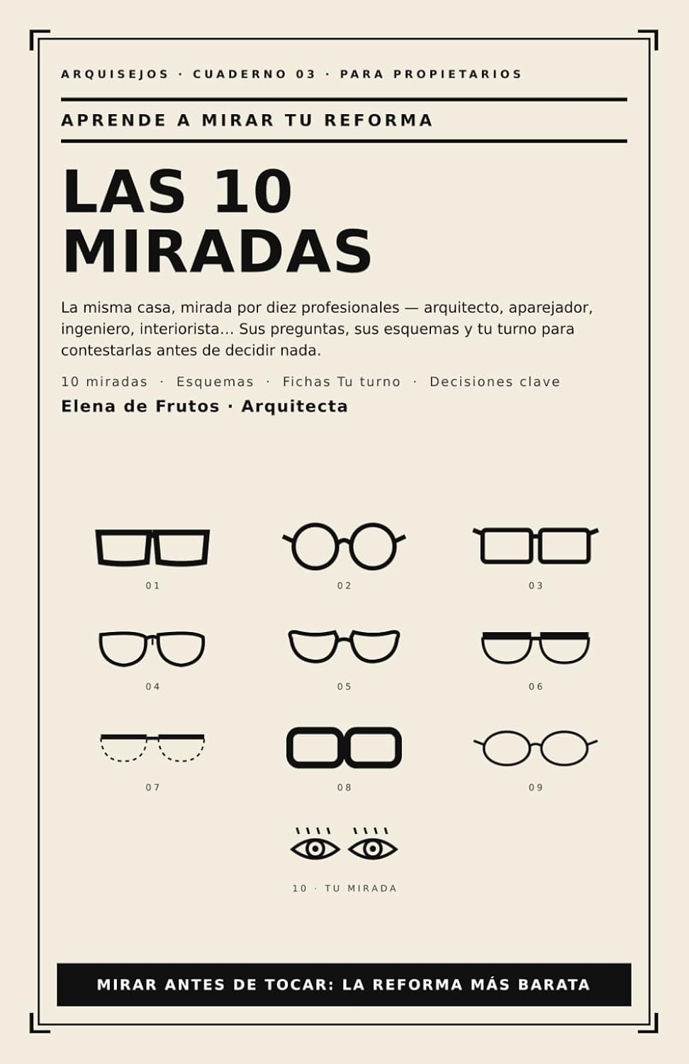 Las 10 Miradas: Aprende a mirar tu reforma con ojos de arquitecto, aparejador, ingeniero e interiorista: guía práctica con esquemas y fichas para... (Cuadernos ArquiSEJOS) (Spanish Edition) baixar o livro de graça