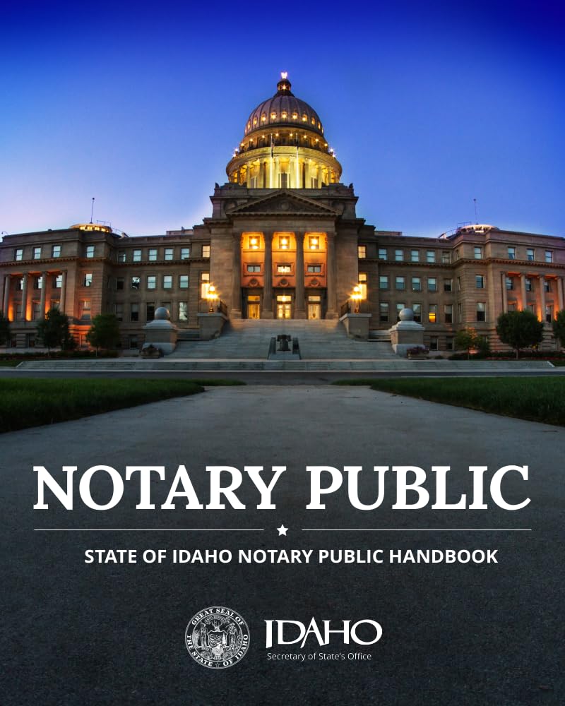 Notary Public: State of Idaho Notary Public Handbook (English Edition) baixar livro de graça