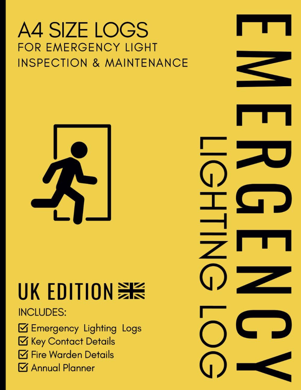Emergency Lighting Log Book: A4 Logbook for Emergency Light Tests, Inspection & Maintenance for Landlords, Commercial, Business & Residential Properties, Workplace, Schools & More baixar livro de graça