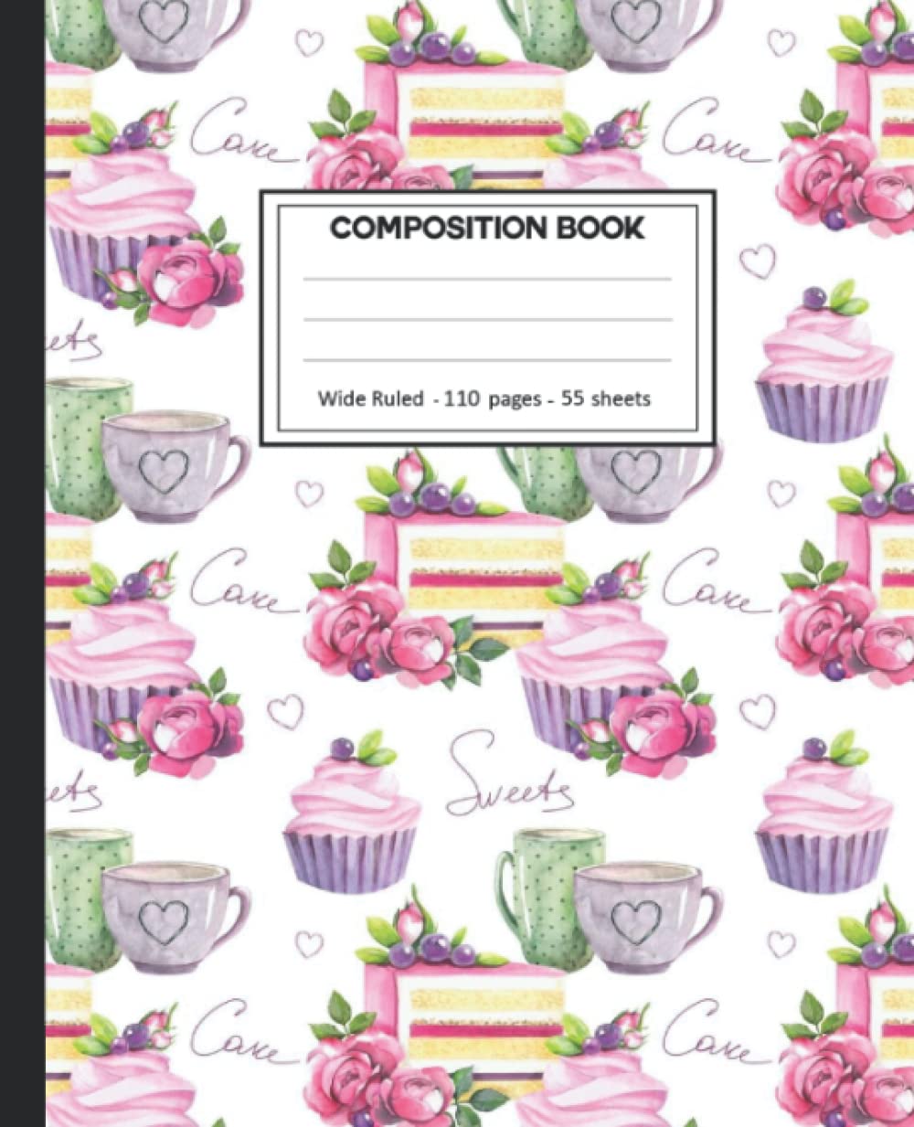 capítulo por capítulo baixar Composition Notebook: Cupcake Wide Ruled Blank Lined Composition Book Journal (7.5 x 9.25 in) Cute Notebooks for Girls Teens Kids School Planner Diary Writing Notes.
