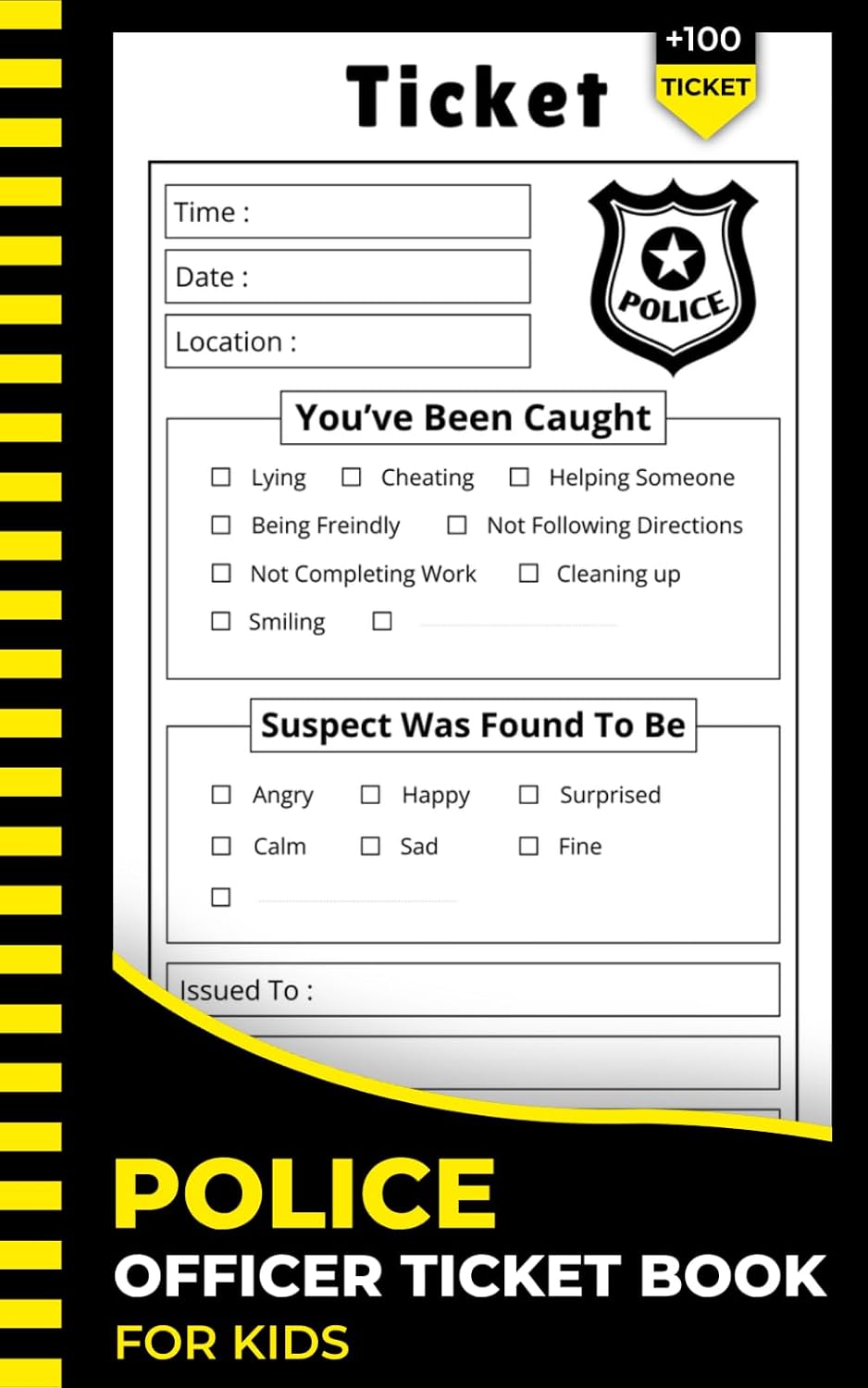 Police Officer Ticket Book for Kids: Kids Pretend Police Officer Tickets and Educational Pretend Play Book for Children baixar livro de graça