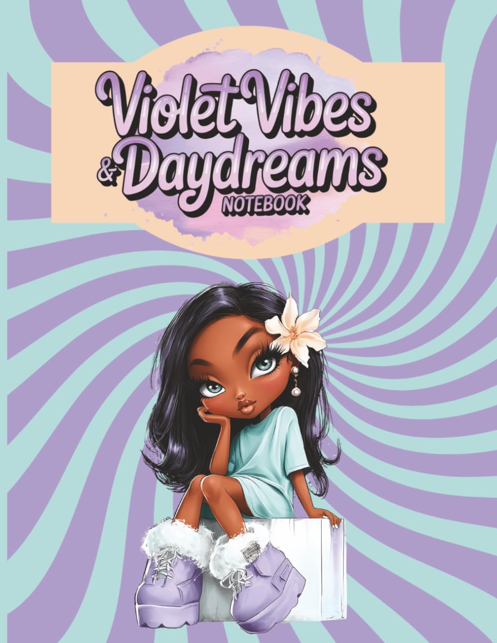 Violet Vibes & Daydreams - 120 Page | Wide Ruled Lined Journal for Notebook Adults, Children, Seniors: Back to School | Compisition | Writing baixar livro de graça