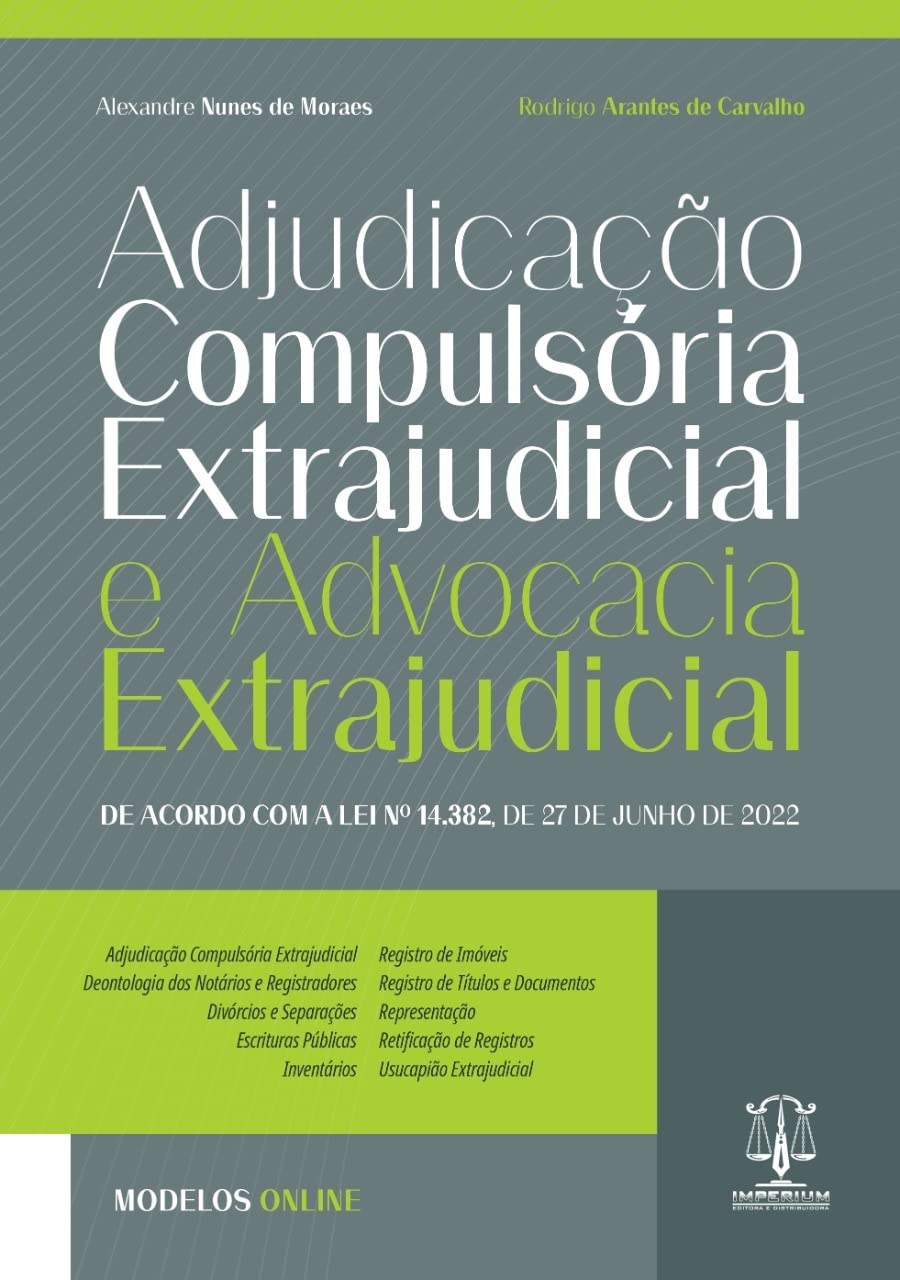 Adjudicação Compulsória Extrajudicial e Advocacia Extrajudicial baixar livro de graça