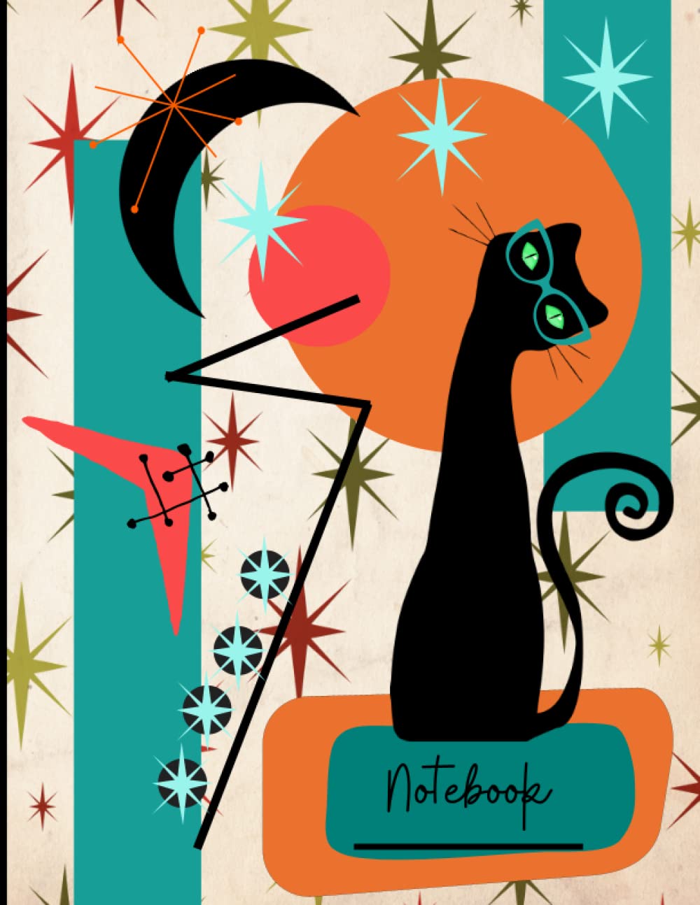 Atomic Cat Notebook Mid-Century Modern Composition Notebook: Modern Art Inspired Journal for Mid-Century Enthusiasts and Epic Note-Takers baixar livro de graça