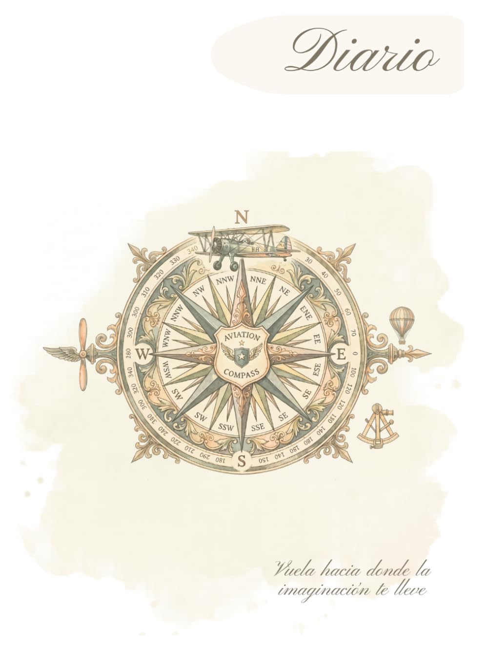 DIARIO PERSONAL MASCULINO: Cuaderno para notas, pensamientos, reflexiones, recuerdos y gratitud - Estilo aviador vintage – Ideal para regalo (Spanish Edition) baixar o livro de graça