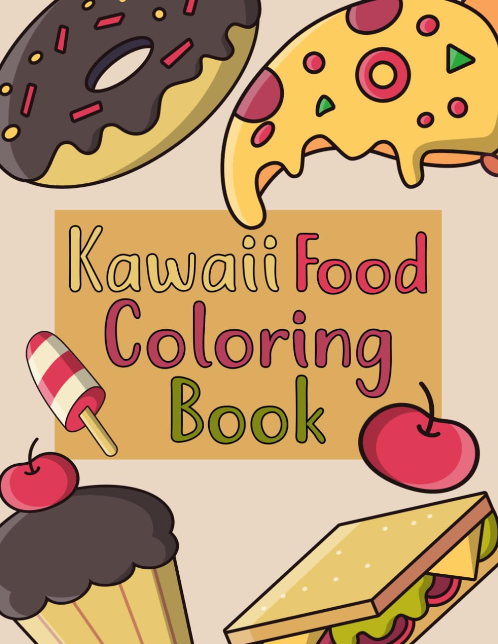 ler totalmente Kawaii Food Coloring Book for Kids & Teens: Cute and Easy Sweet Desserts, Snacks & Cartoon Fast Food Coloring Pages Bold Designs for Stress Relief,... Beginners, Cute Art Lovers and Creative Fun