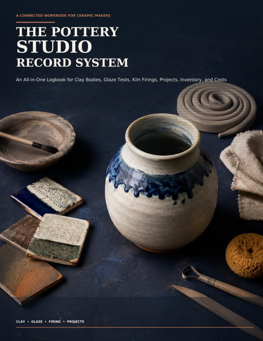 The Pottery Studio Record System: An All-in-One Logbook for Clay Bodies, Glaze Tests, Kiln Firings, Projects, Inventory, and Costs baixar o livro de graça