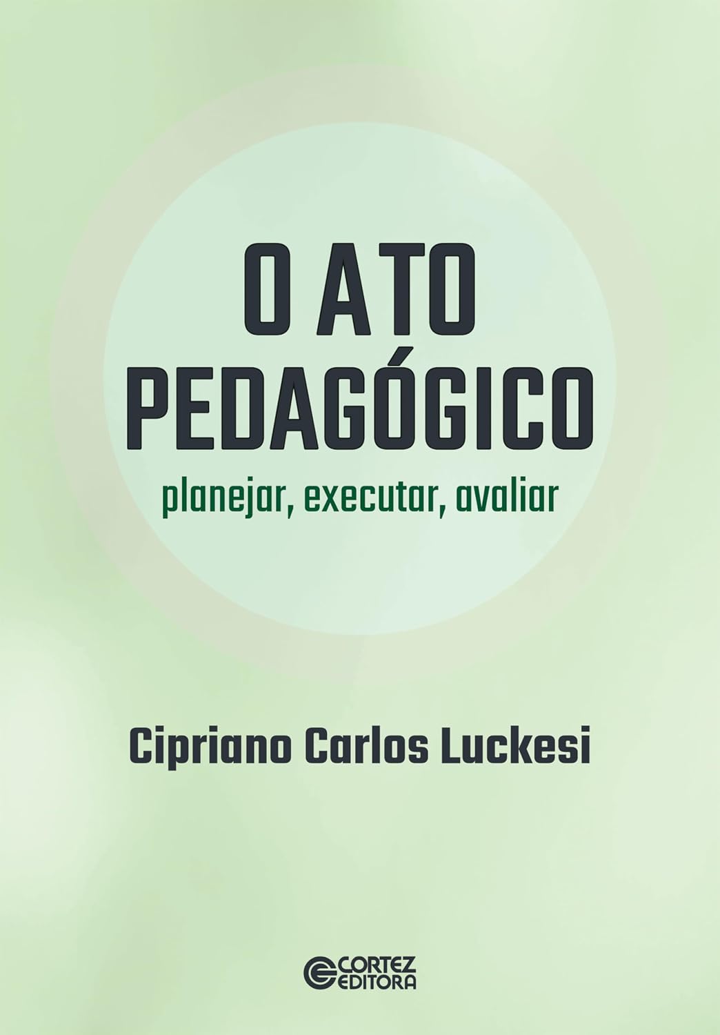 O ato pedagógico - planejar, executar, avaliar: planejar, executar, avaliar baixar o livro de graça