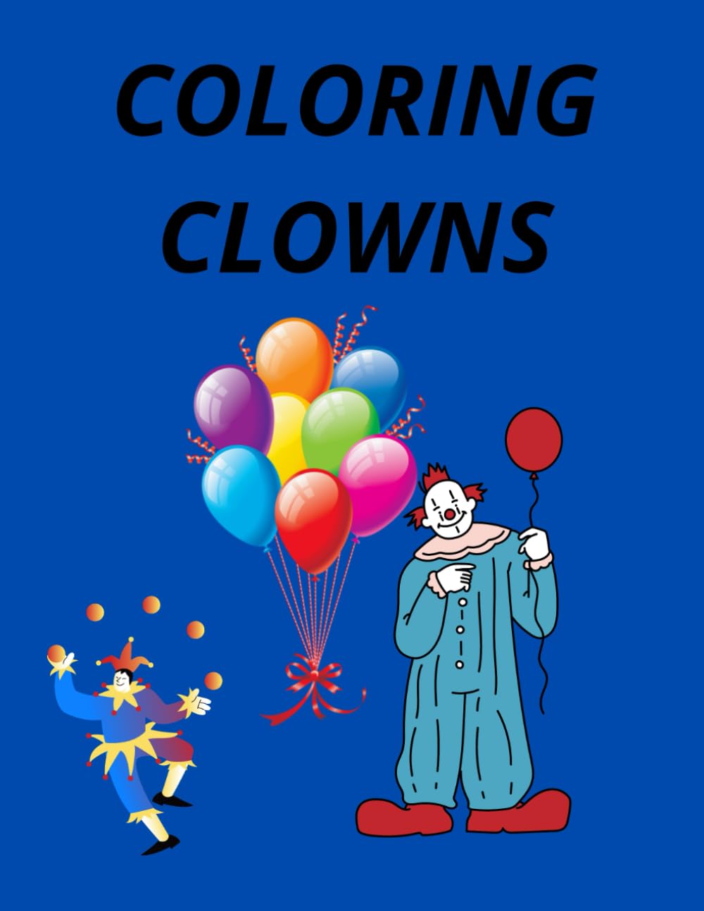 Coloring Clowns (Portuguese Edition)