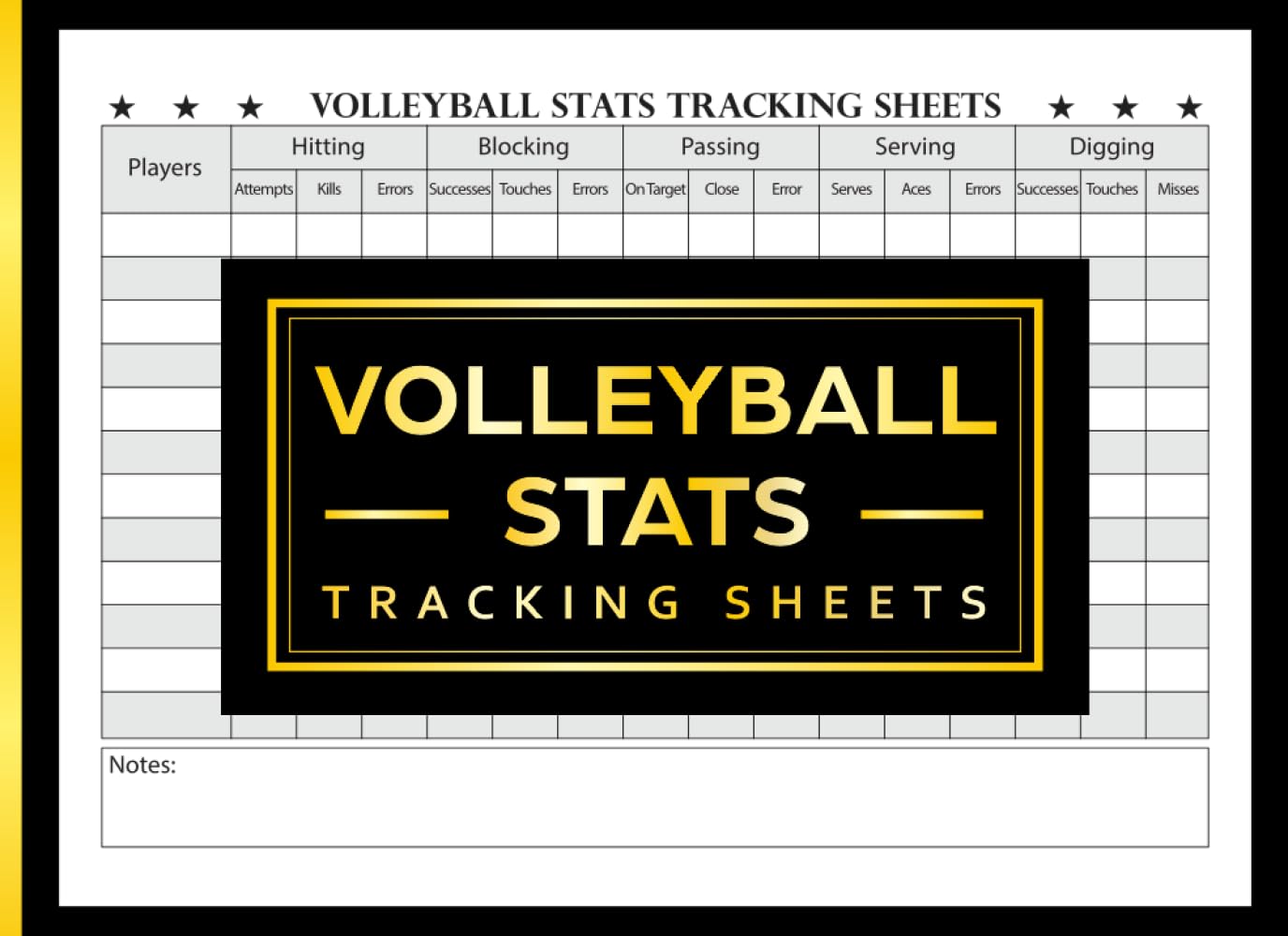 ler totalmente Volleyball Stats Tracking Sheets: Optimize Your Strategy with Detailed Volleyball Stat Tracking for Every Game and Practice