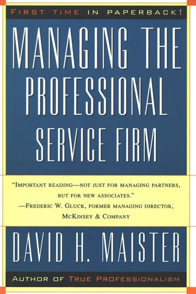 capítulo por capítulo baixar Managing the Professional Service Firm