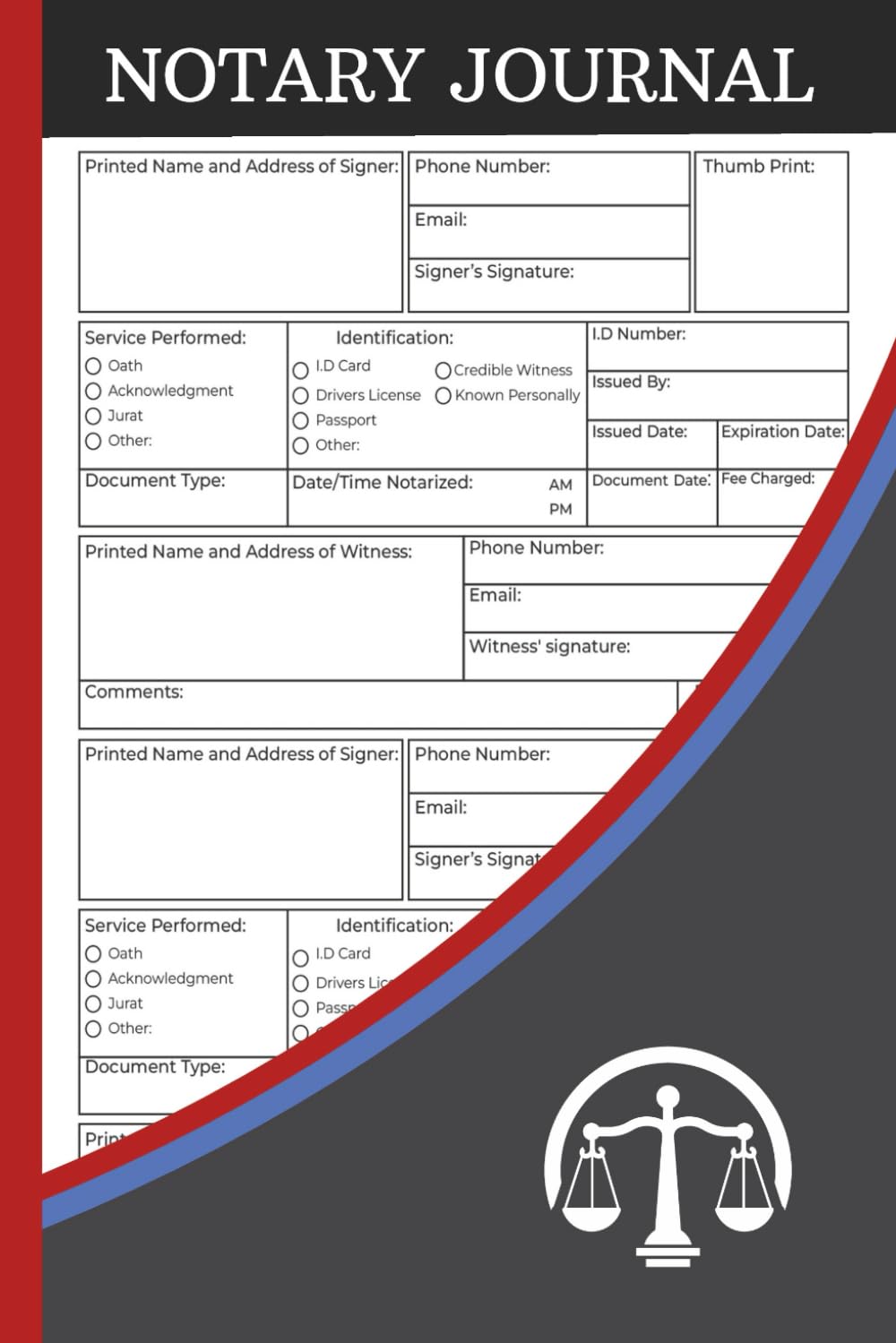 Elegant Notary Journal Log Book: A Refined Record Book for Notarial Acts, Designed for Professional Notaries and Signing Agents baixar o livro de graça