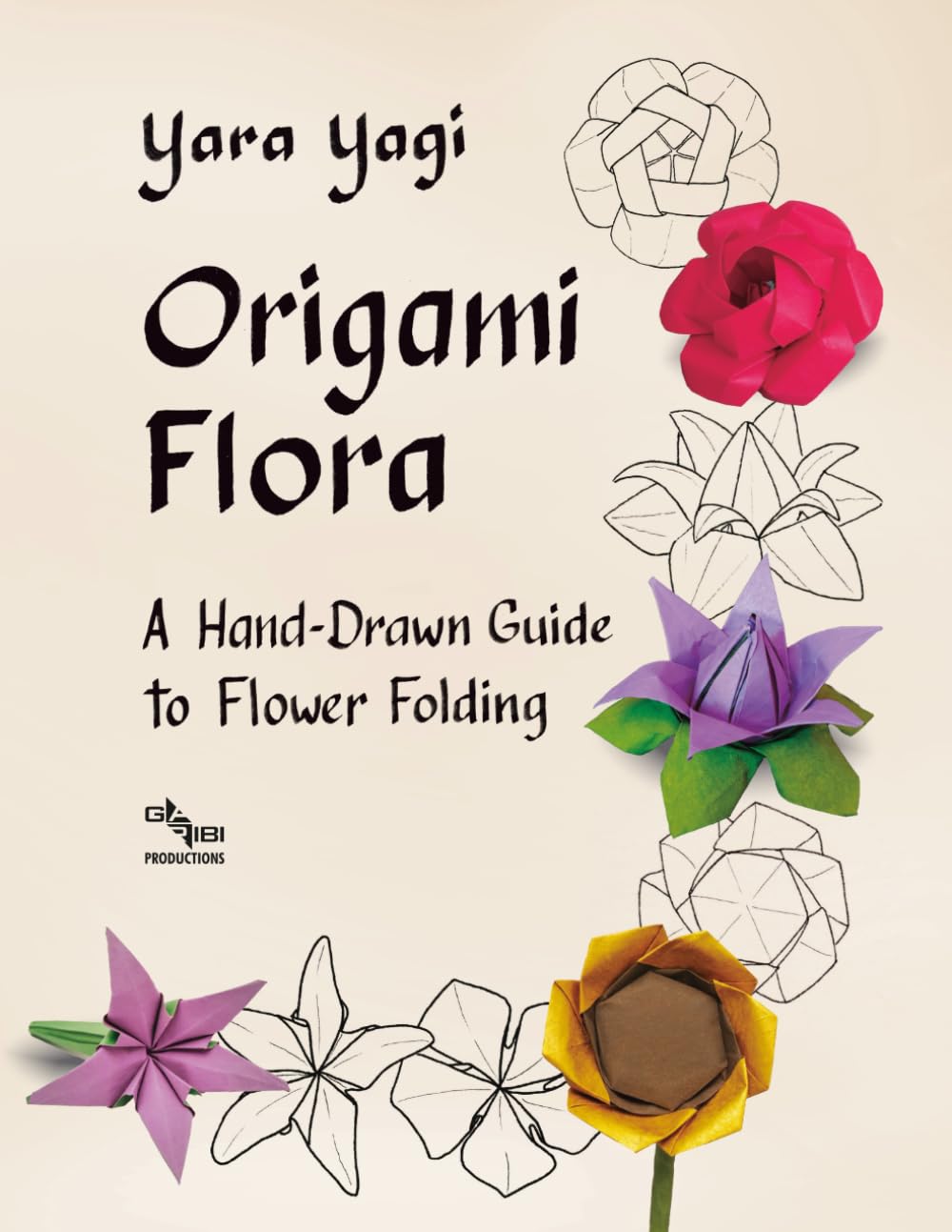 ler totalmente Origami Flora: A Hand-Drawn Guide to Flower Folding