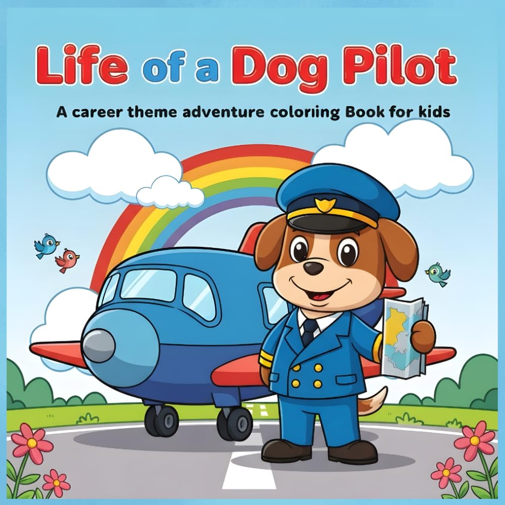 capítulo por capítulo baixar Life of a Dog Pilot: A Fun Coloring Adventure for Kids: 25 Cozy and Unique Coloring Pages with Cute Dogs, Airplanes, and Sky Adventures – Perfect Gift... Coloring Book - Career Theme Book Series)