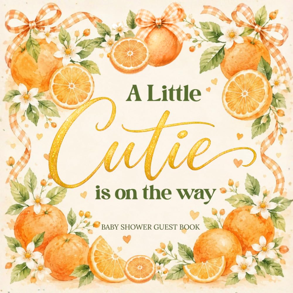 A Little Cutie is on the Way – Baby Shower Guest Book: Keepsake Memory Journal with Guest Pages, Predictions, Wishes & Gratitude baixar livro de graça