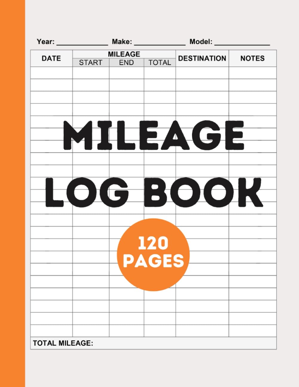 ler totalmente Mileage Log Book For Taxes For Self Employed: Auto Mileage And Expense Logbook