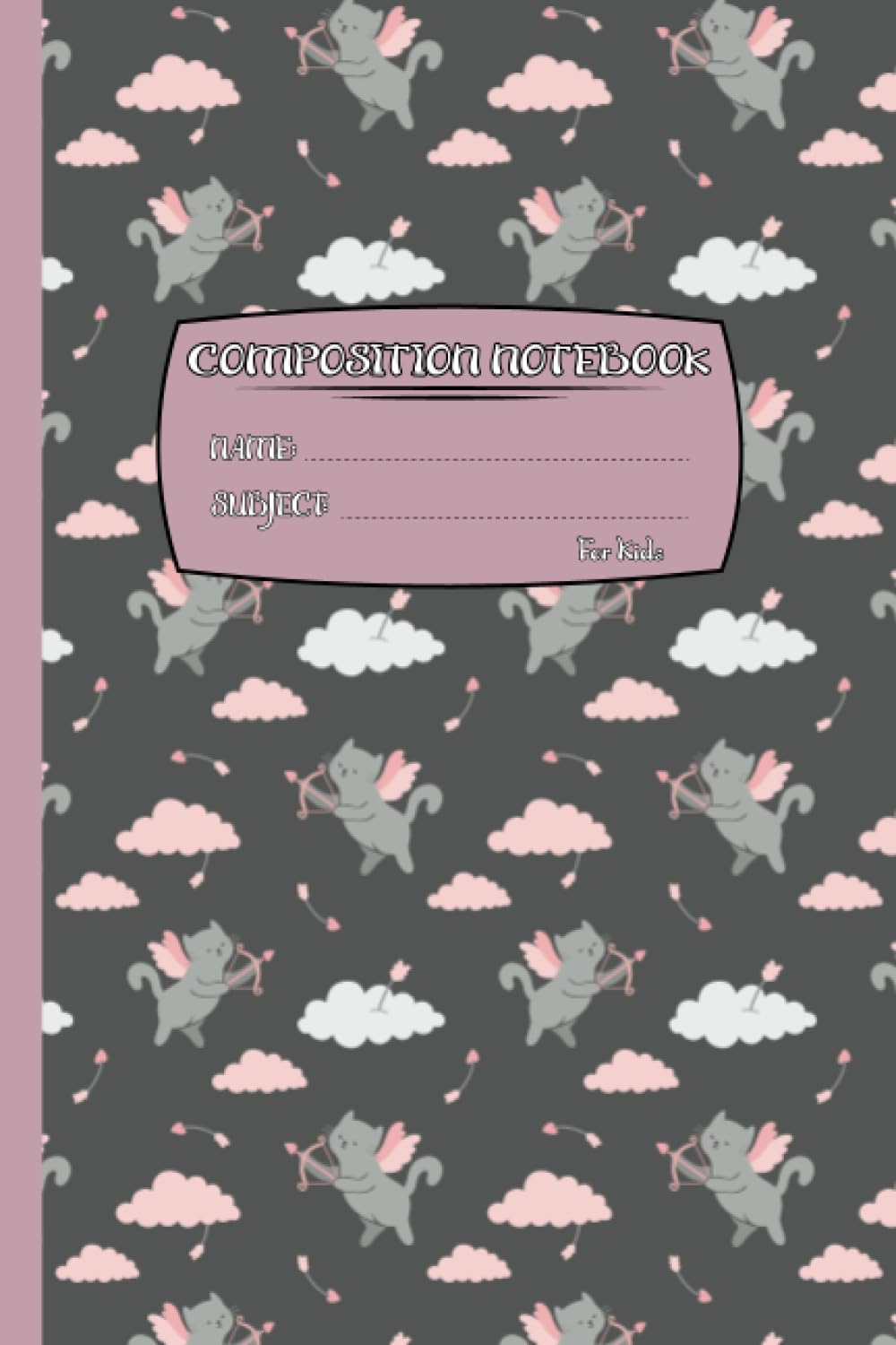 ler totalmente COMPOSITION NOTEBOOK: Cute Cat Composition Notebook, Back To School Notebook, For Kids, Girls And Boys
