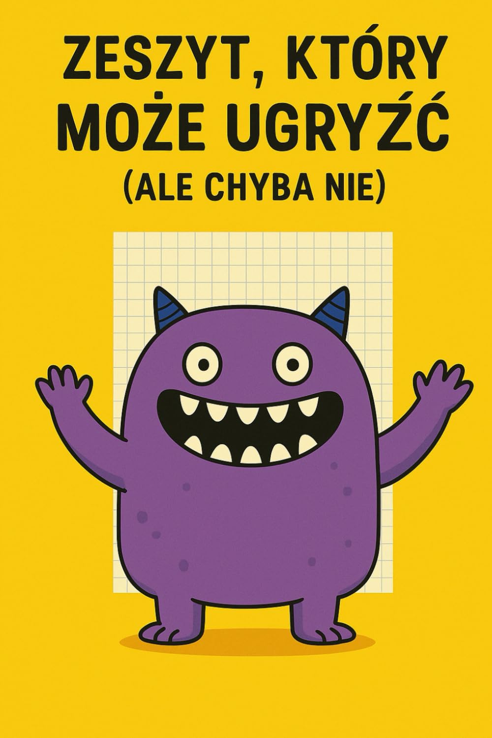 Zeszyt, który (chyba) nie gryzie: Zabawny zeszyt w kratkę 6x9 | 100 stron | Idealny do szkoły, notatek i bazgrania (Polish Edition) baixar livro de graça
