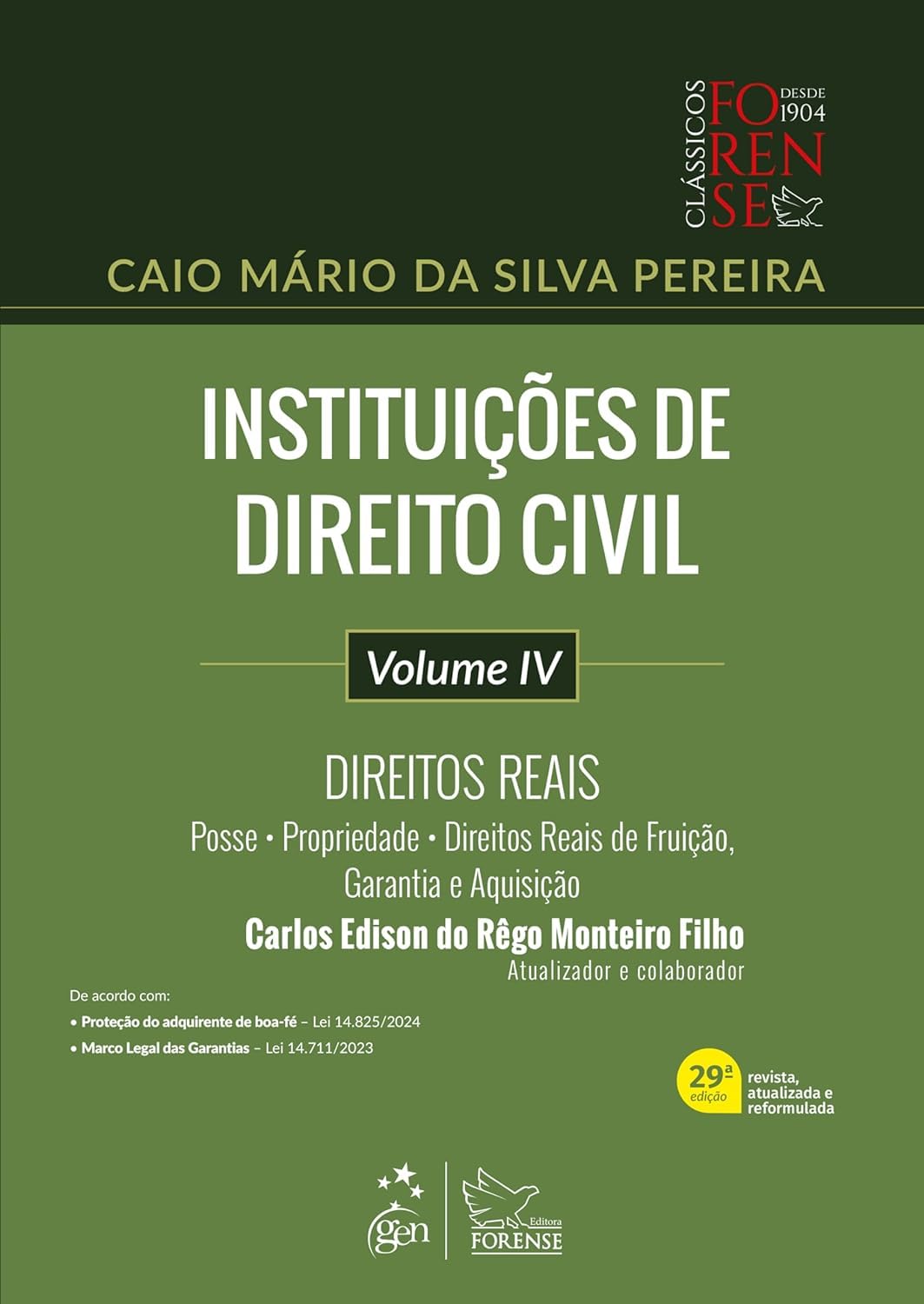 Instituições de Direito Civil - Vol. IV - 29ª Edição 2024: Volume 4 baixar o livro de graça