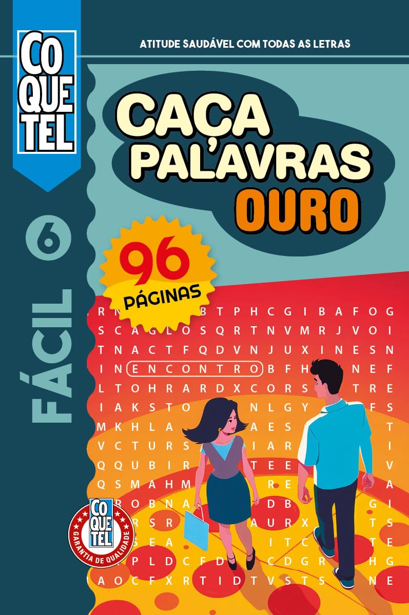 Livro Coquetel Caça-Palavras Ouro 6: Nível fácil baixar o livro de graça