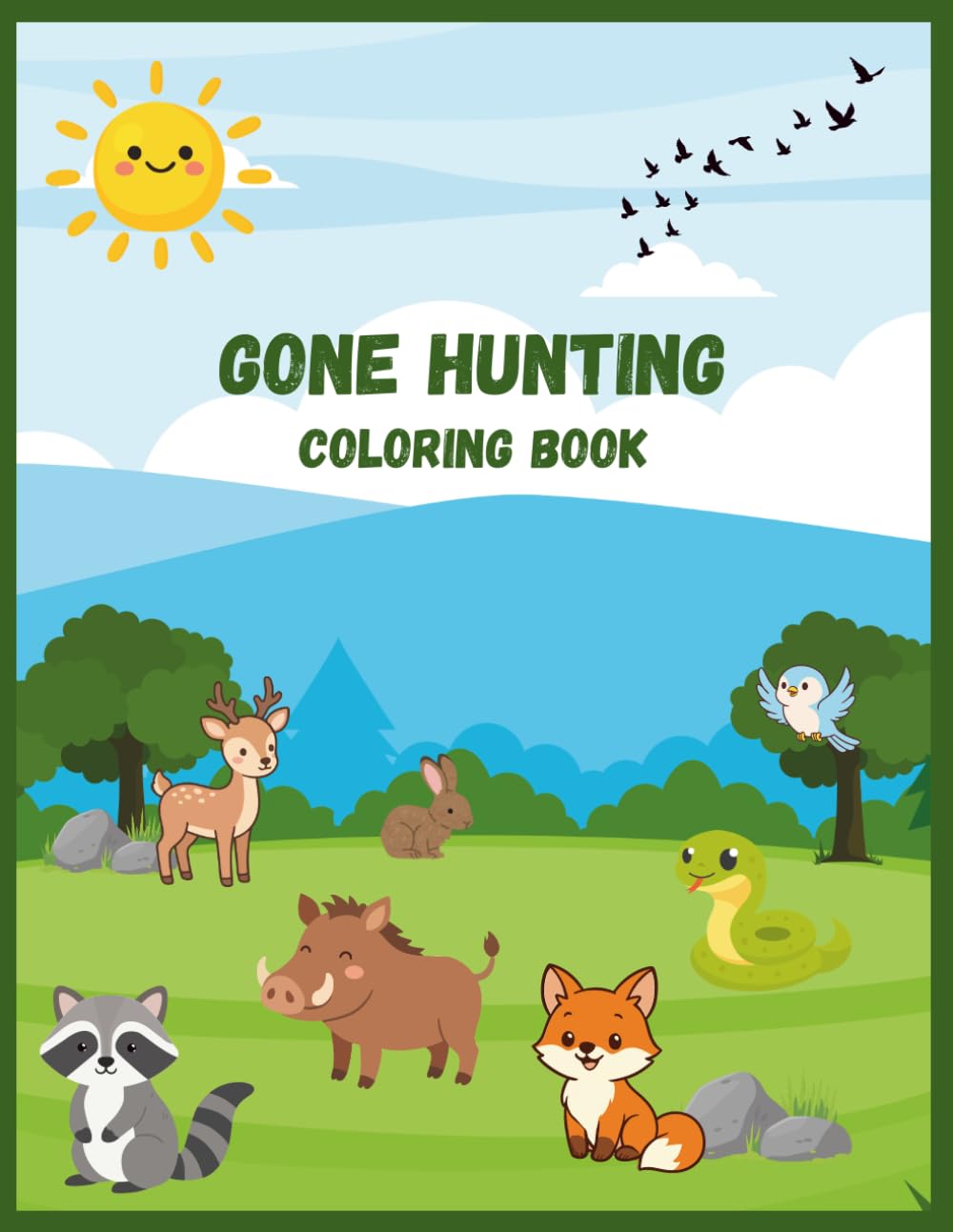 Gone Hunting: A Hunting Coloring Book for Kids Featuring Deer, Ducks, Hunting Dogs, Outdoor Gear, and Woodland Adventures baixar o livro de graça